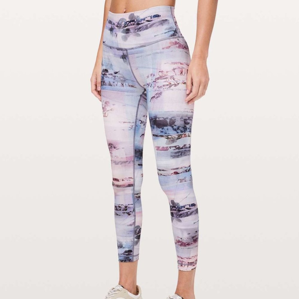Lululemon Wunder Under High Rise 7/8 Tight Full-On Luxtreme 25" Sunrise